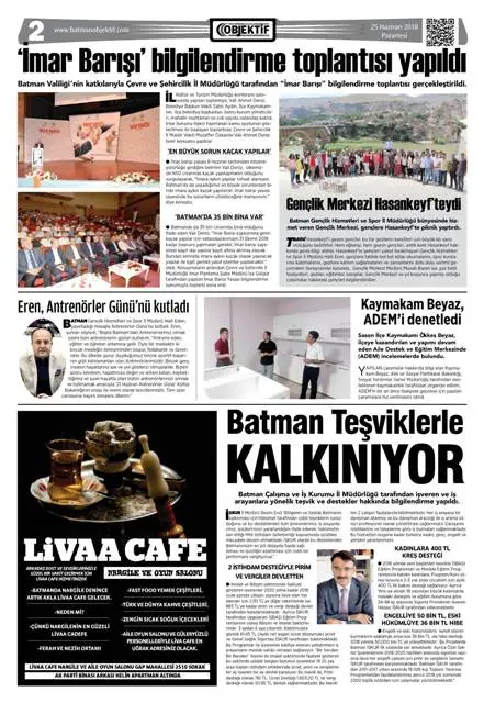 25.06.2018 tarihli sayı, 2. sayfa