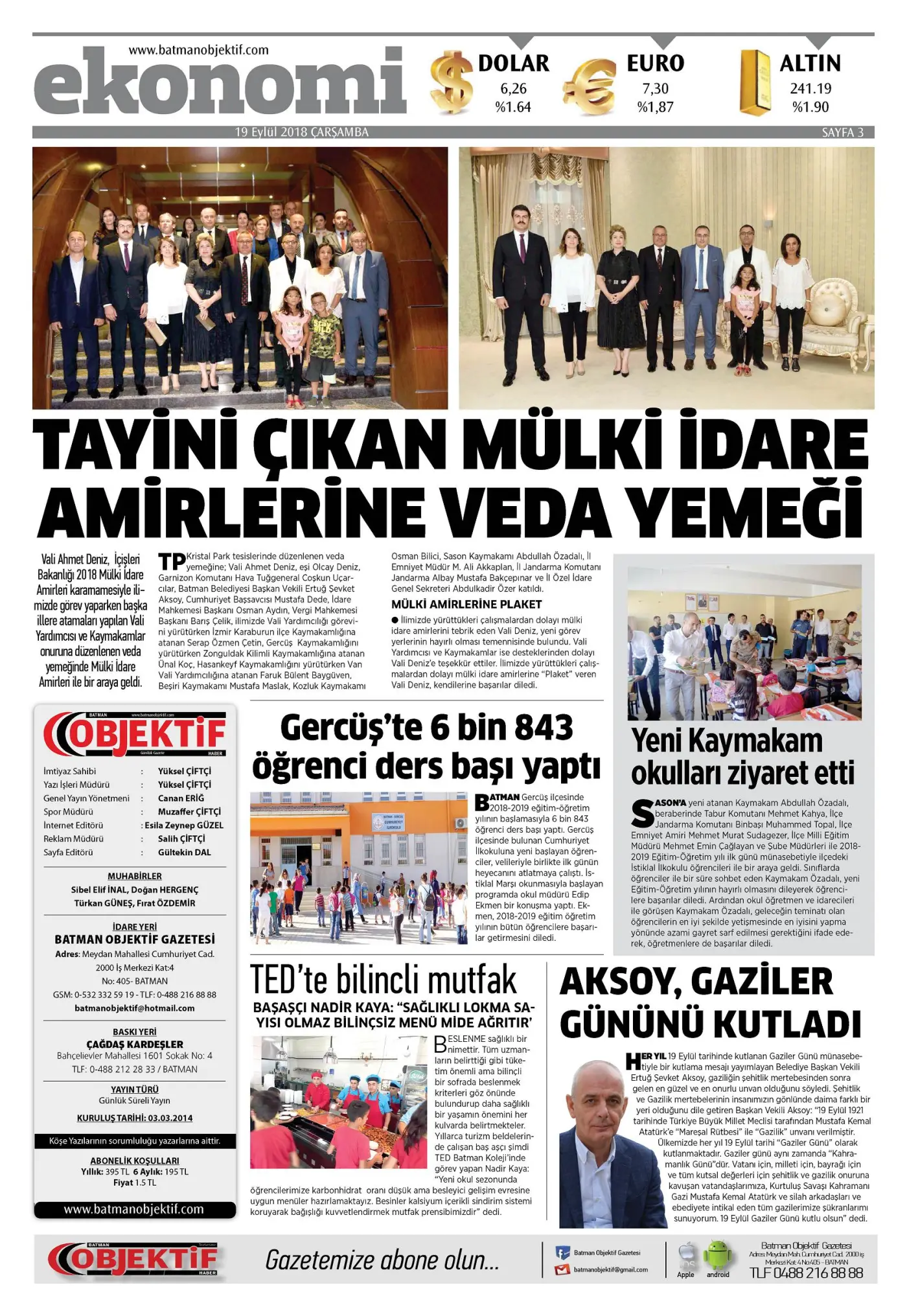 18.09.2018 tarihli sayı, 3. sayfa