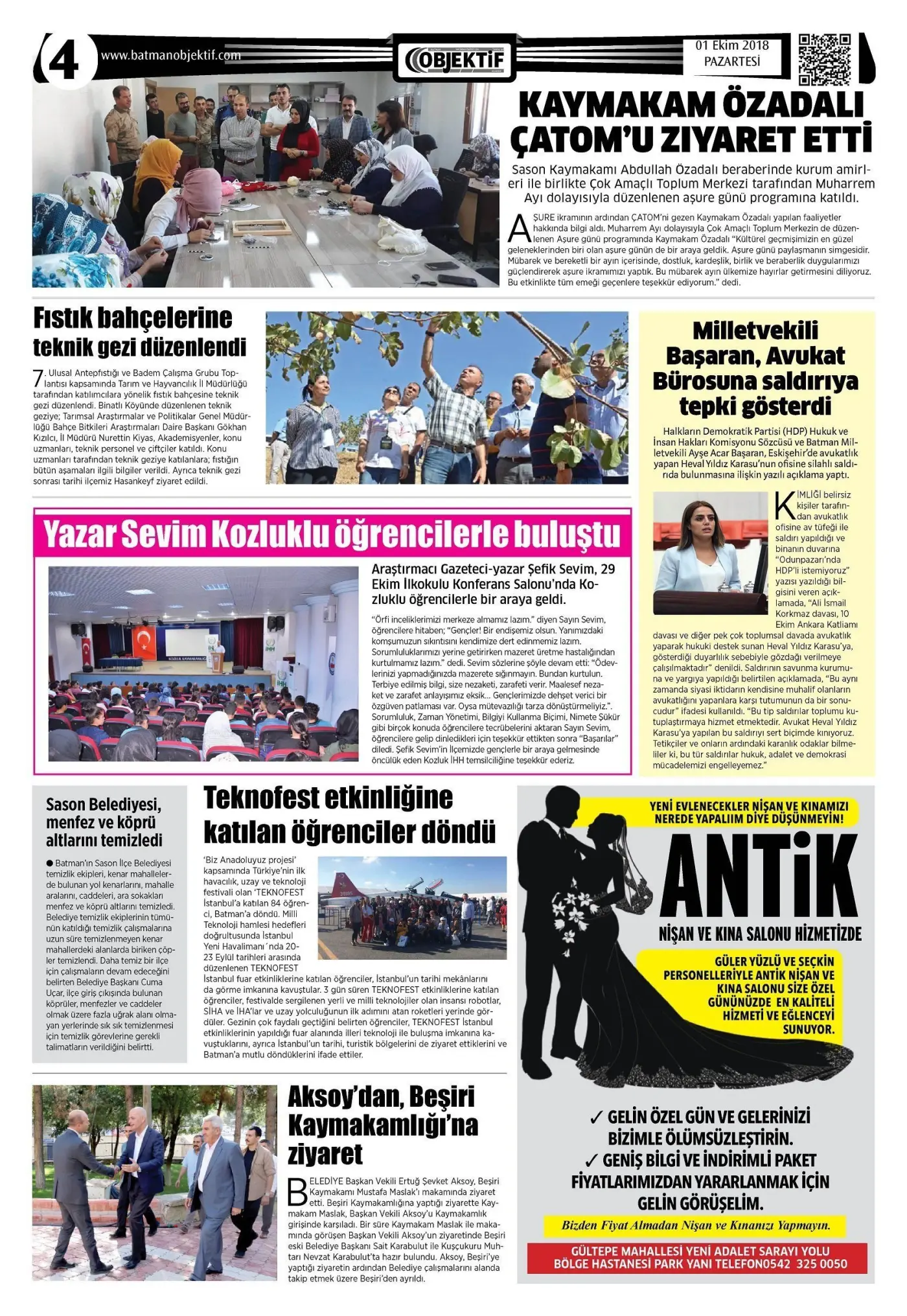 30.09.2018 tarihli sayı, 4. sayfa