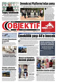 10.10.2018 tarihli sayının kapağı