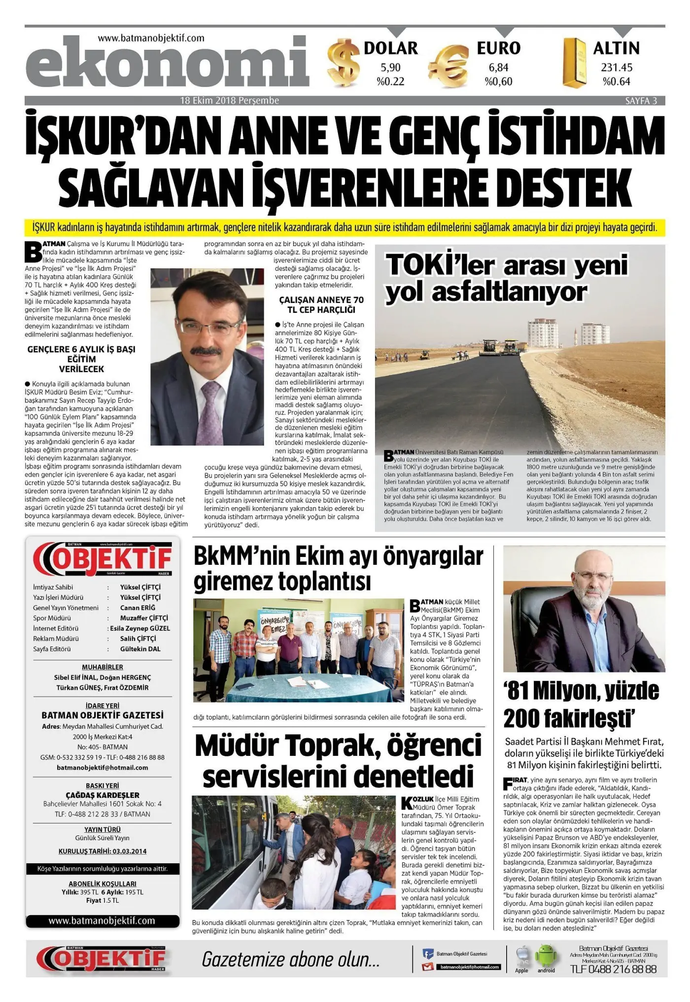 17.10.2018 tarihli sayı, 3. sayfa