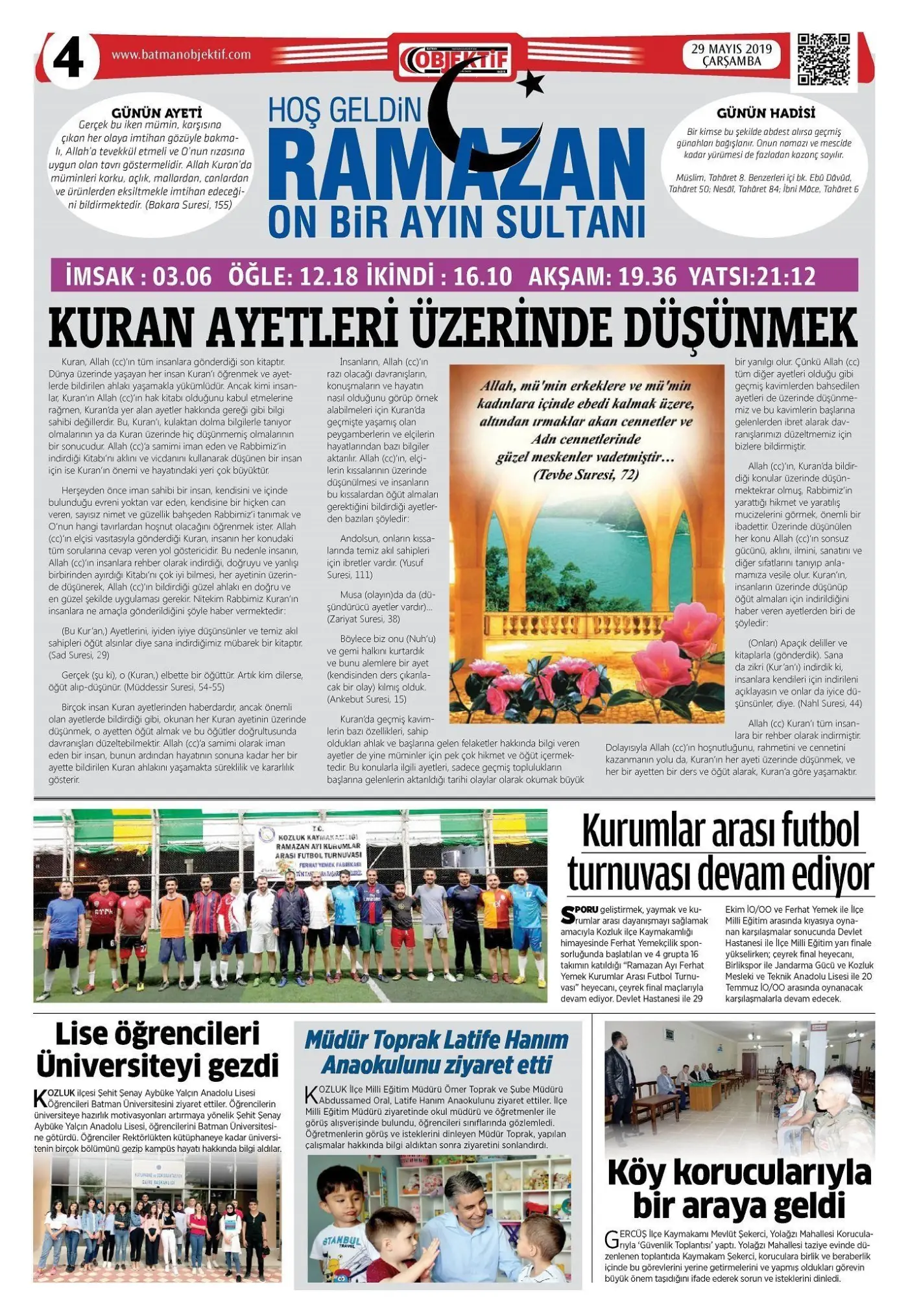 28.05.2019 tarihli sayı, 4. sayfa