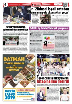 22.10.2019 tarihli sayının kapağı