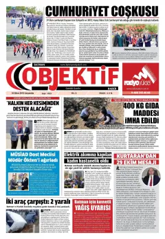 29.10.2019 tarihli sayının kapağı