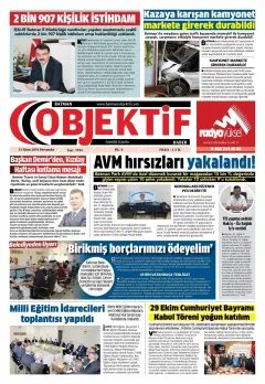 30.10.2019 tarihli sayının kapağı