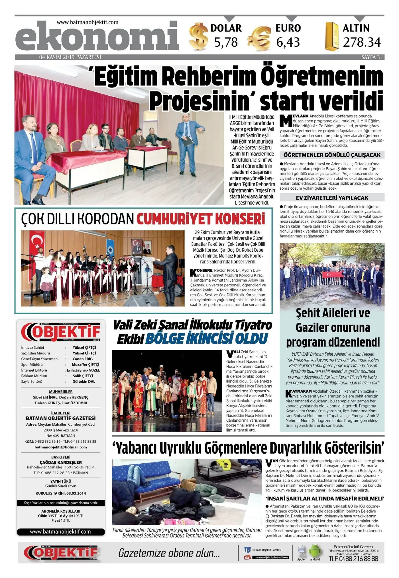 04.11.2019 tarihli sayı, 3. sayfa