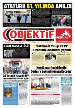 11.11.2019 tarihli sayının kapağı