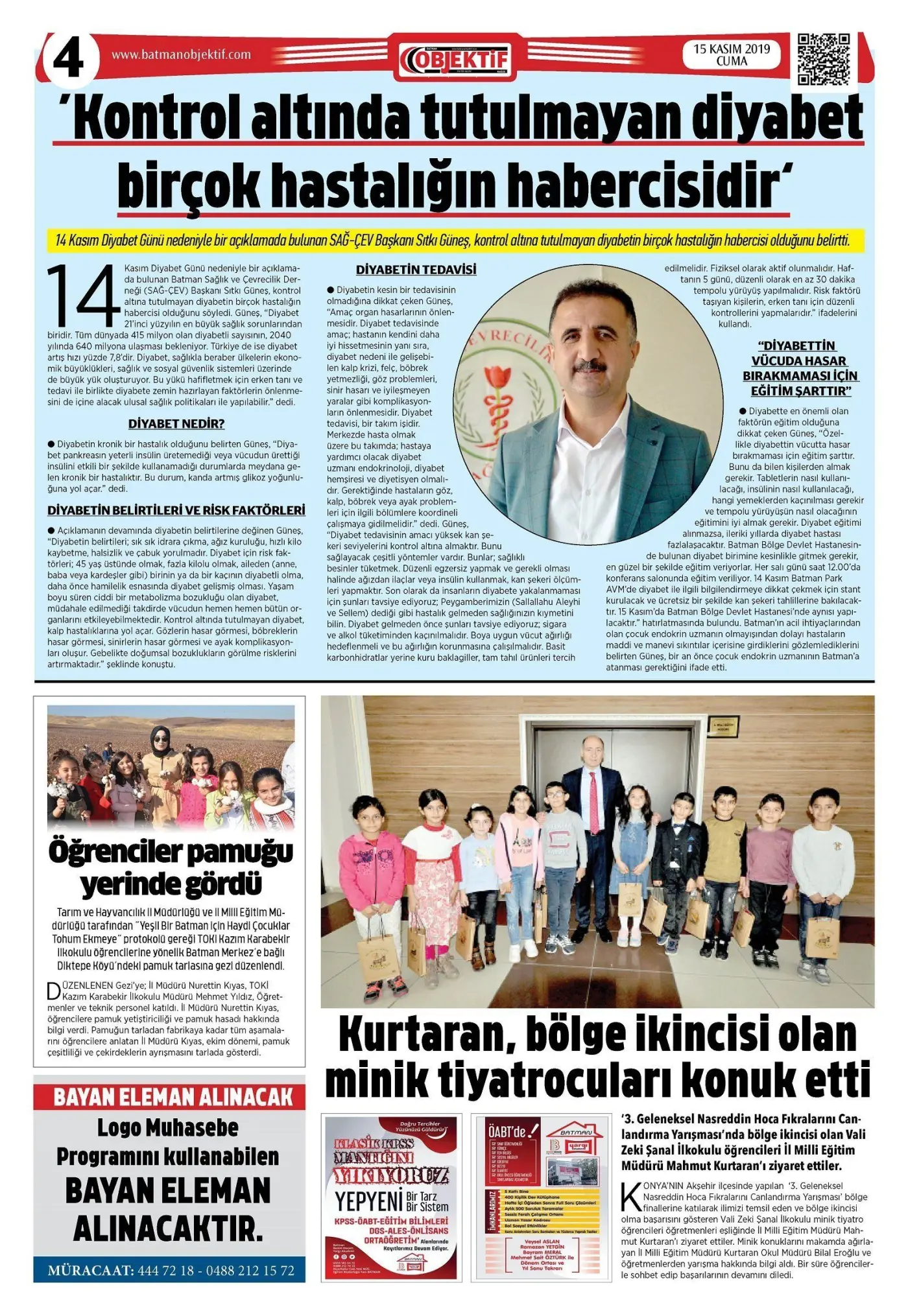 15.11.2019 tarihli sayı, 4. sayfa