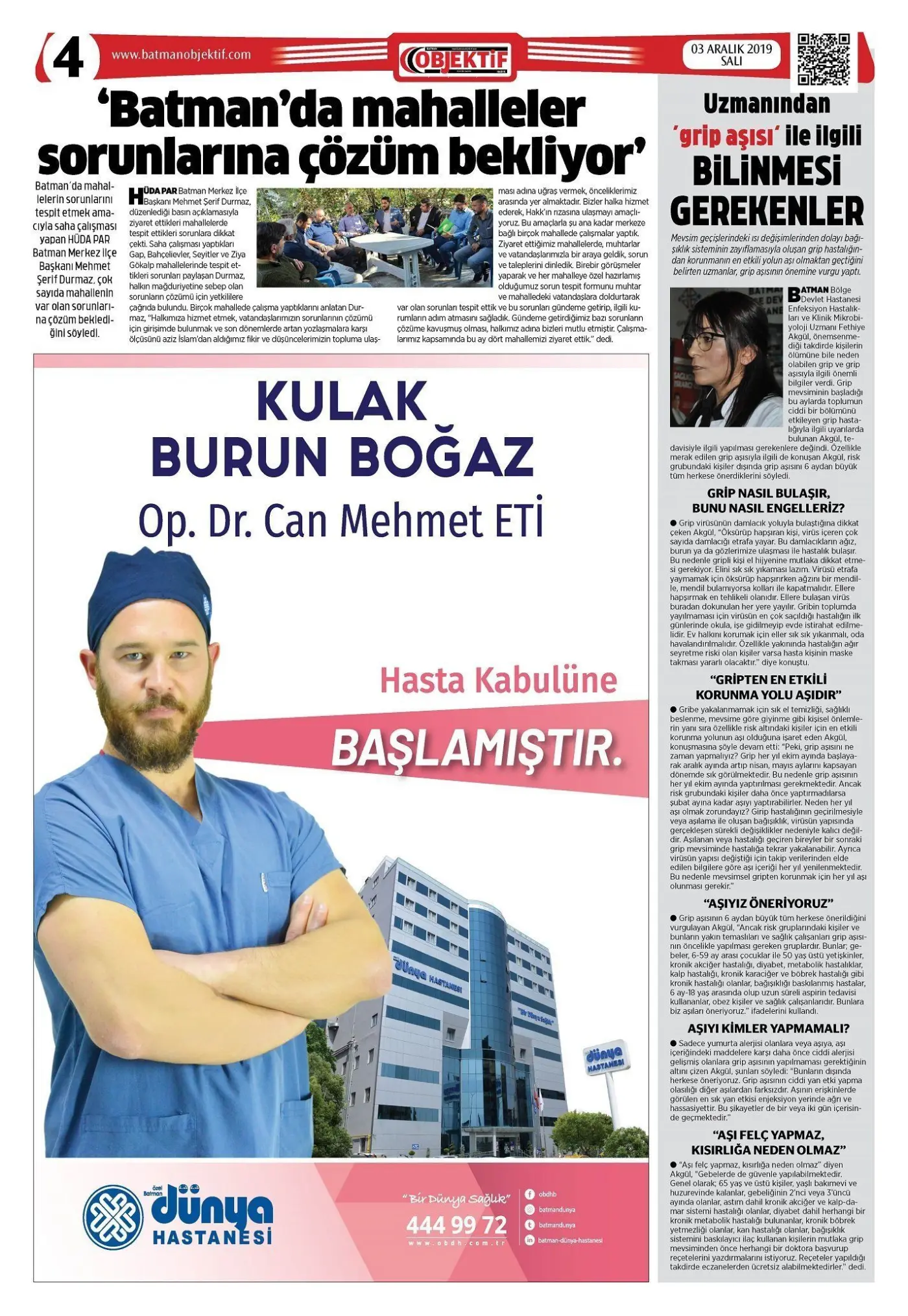 03.12.2019 tarihli sayı, 4. sayfa