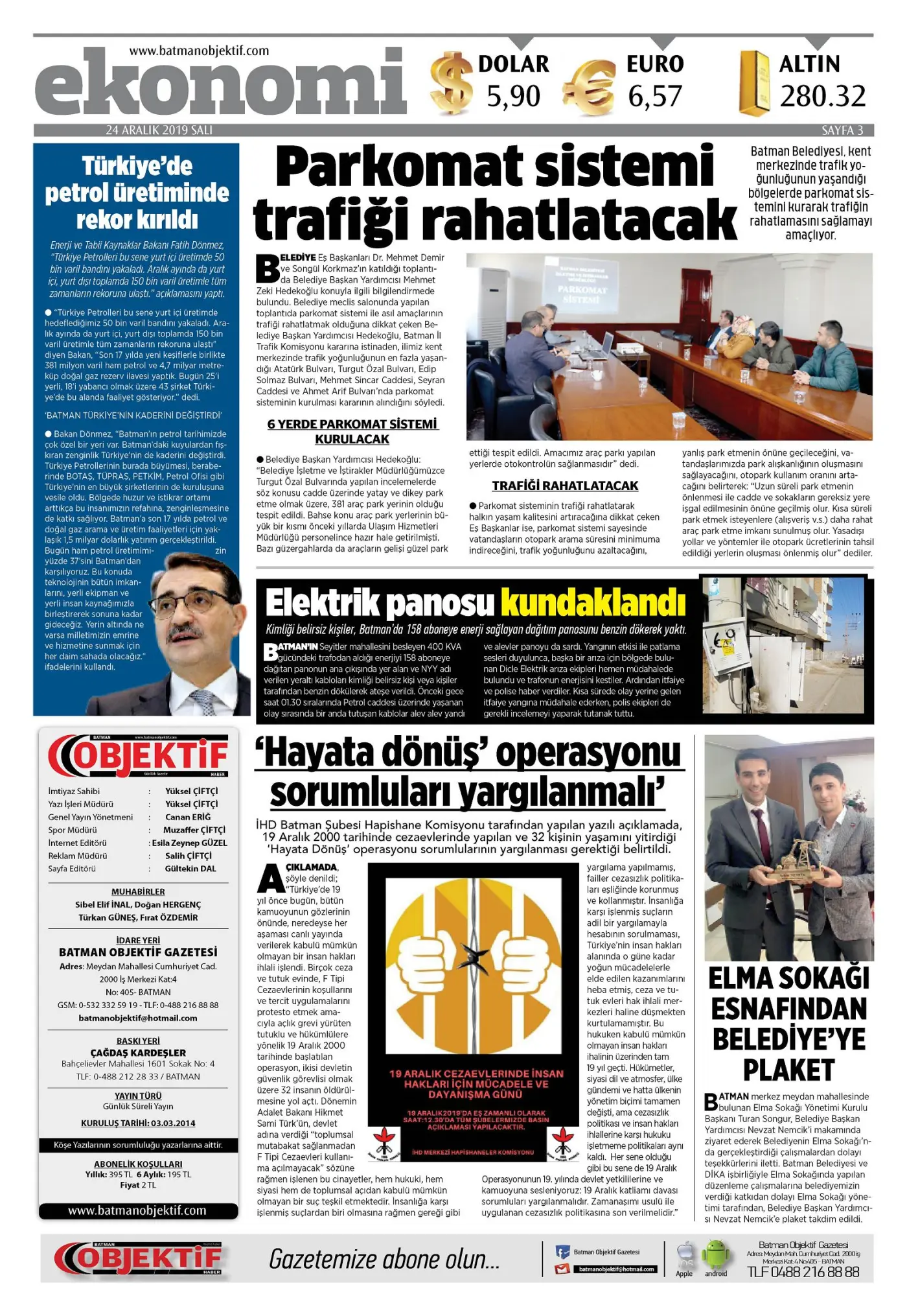 23.12.2019 tarihli sayı, 3. sayfa