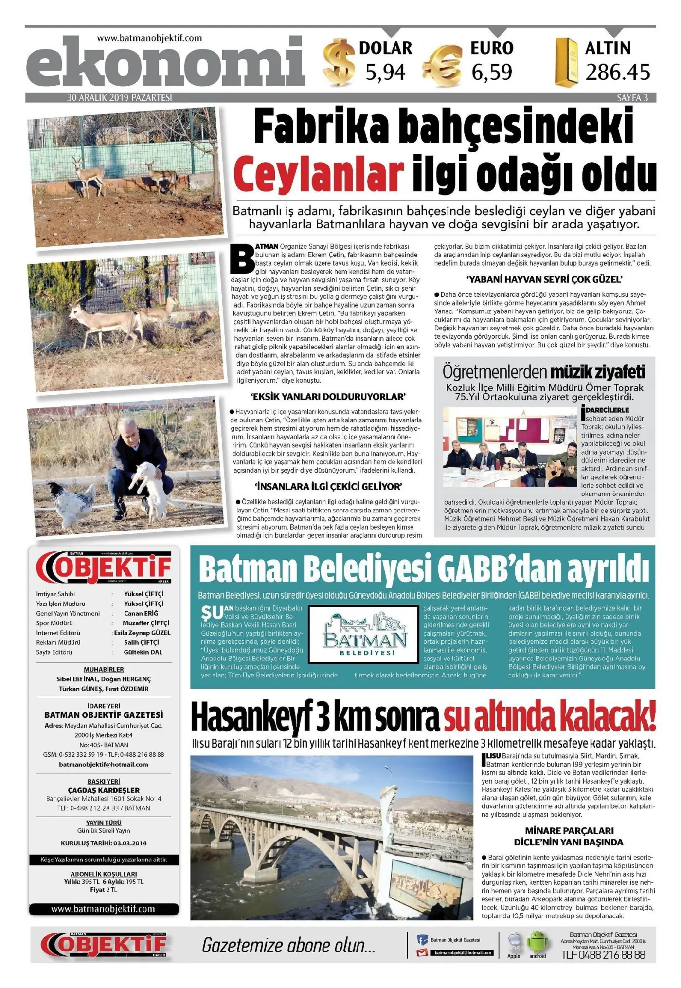 29.12.2019 tarihli sayı, 3. sayfa