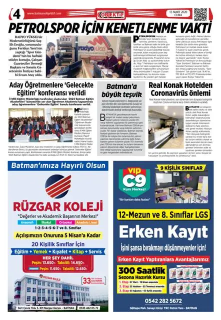 12.03.2020 tarihli sayı, 4. sayfa