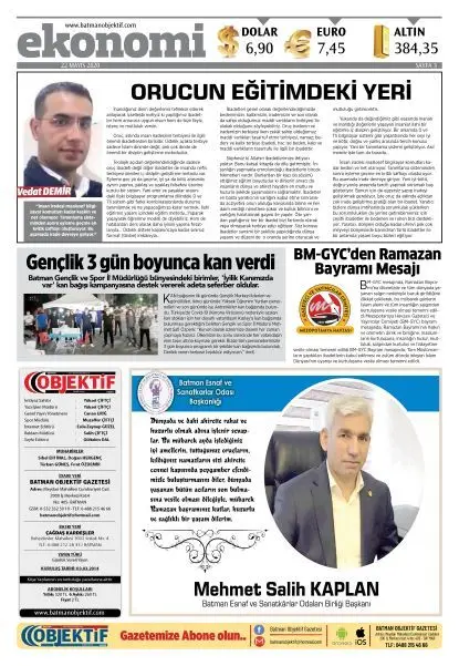 23.05.2020 tarihli sayı, 3. sayfa