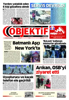 20.10.2016 tarihli sayının kapağı