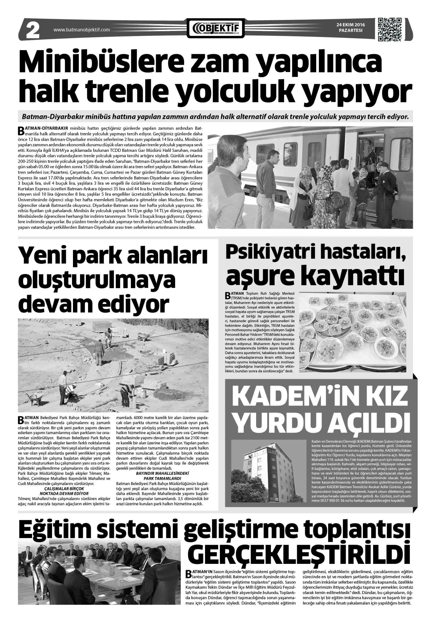 24.10.2016 tarihli sayı, 2. sayfa