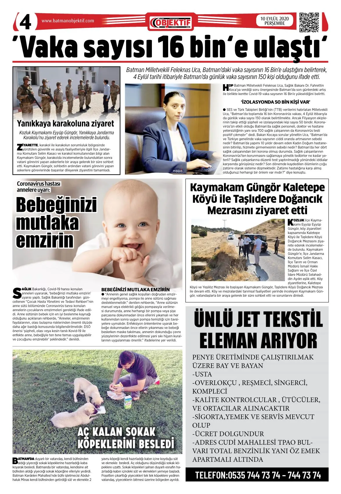 09.09.2020 tarihli sayı, 4. sayfa