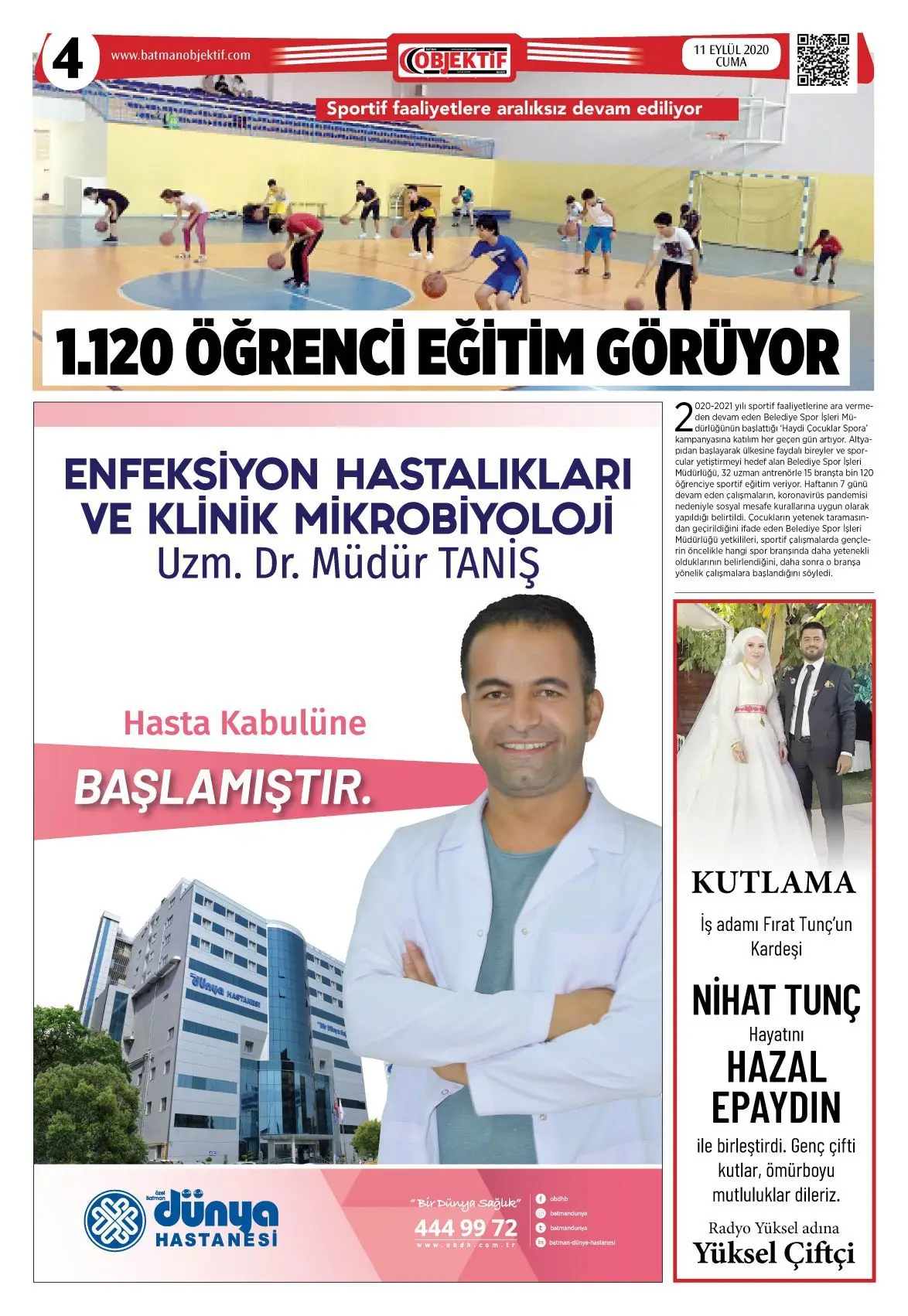 10.09.2020 tarihli sayı, 4. sayfa