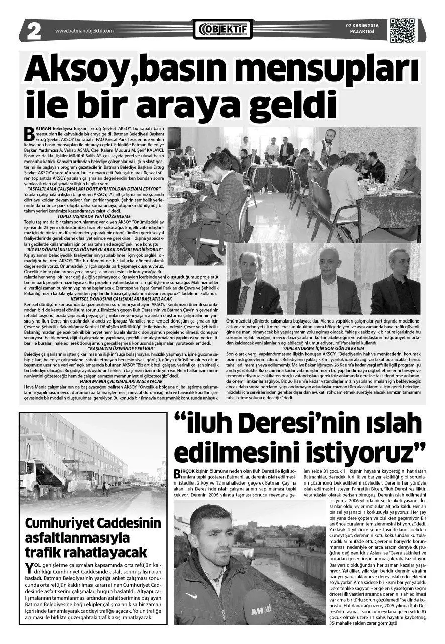 07.11.2016 tarihli sayı, 2. sayfa