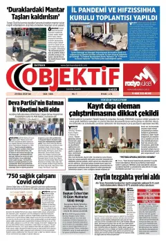 20.10.2020 tarihli sayının kapağı