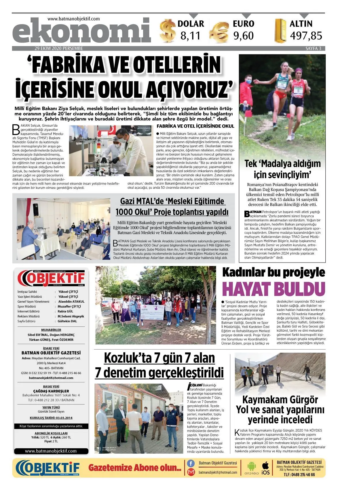 28.10.2020 tarihli sayı, 3. sayfa