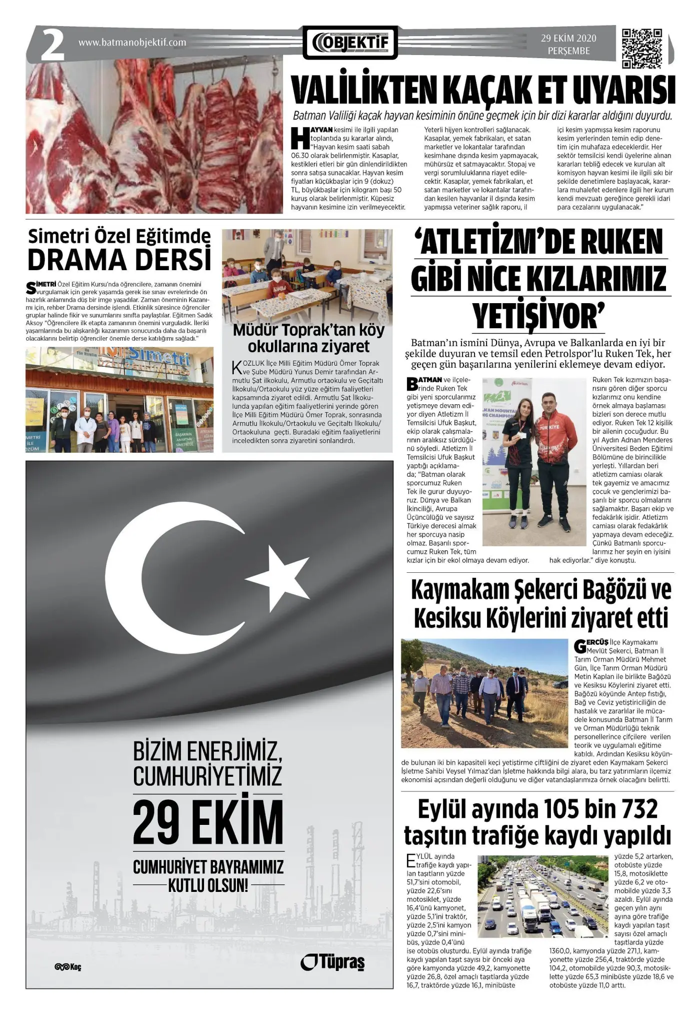 29.10.2020 tarihli sayı, 2. sayfa
