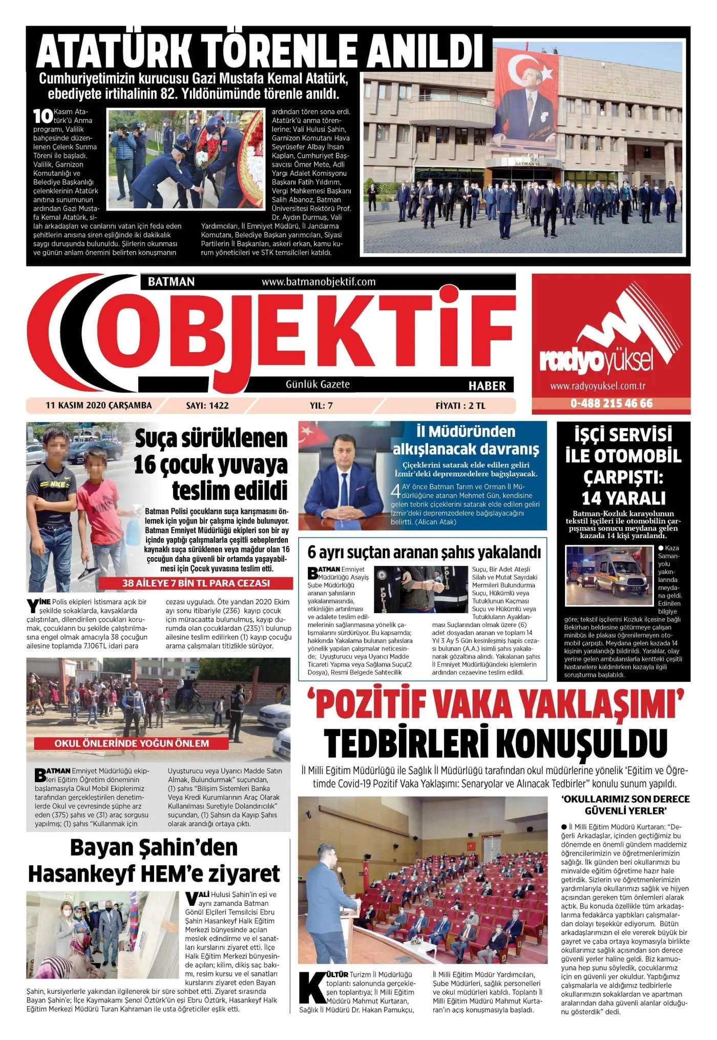 11.11.2020 tarihli sayı, 2. sayfa