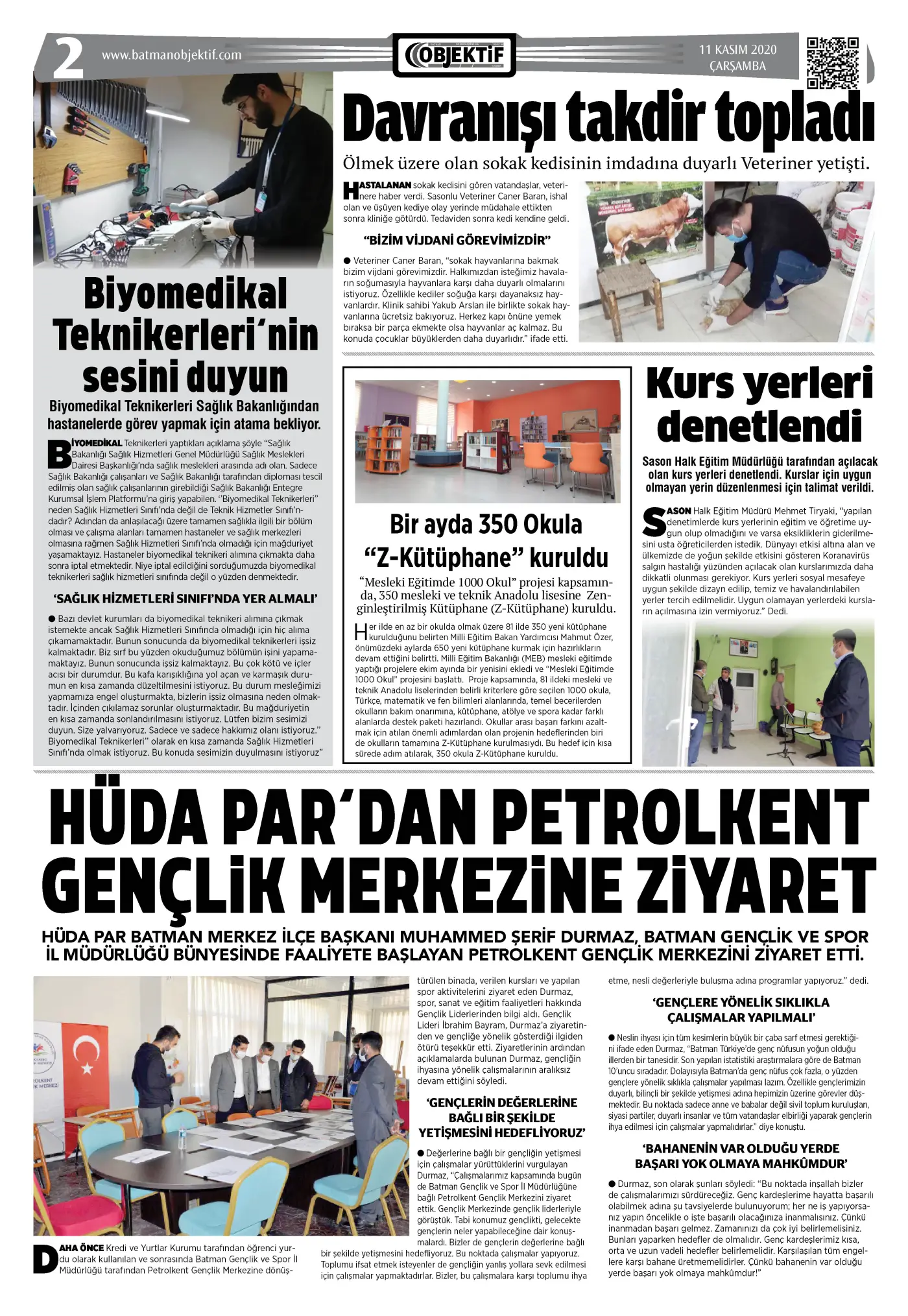 11.11.2020 tarihli sayı, 3. sayfa