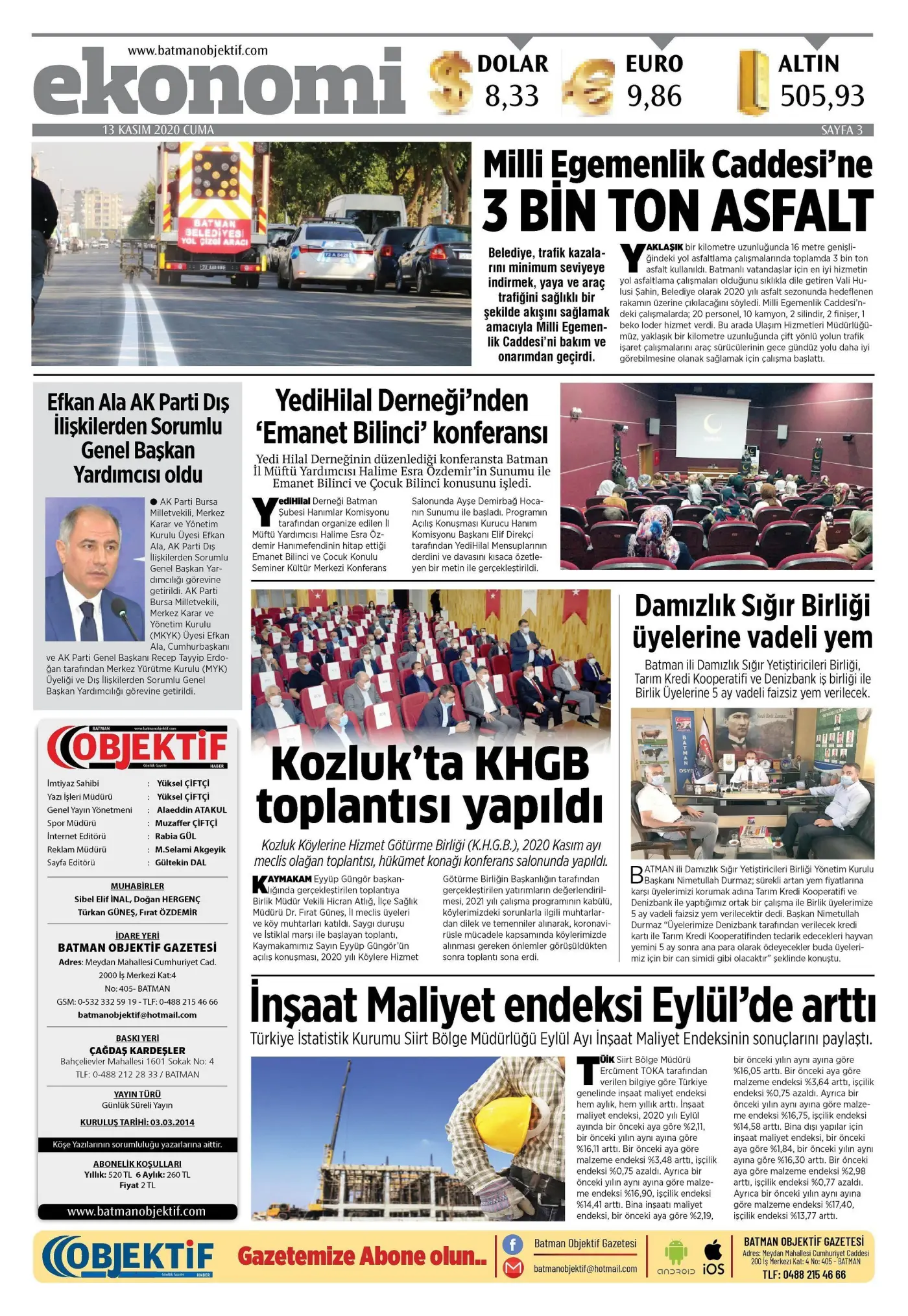 12.11.2020 tarihli sayı, 3. sayfa