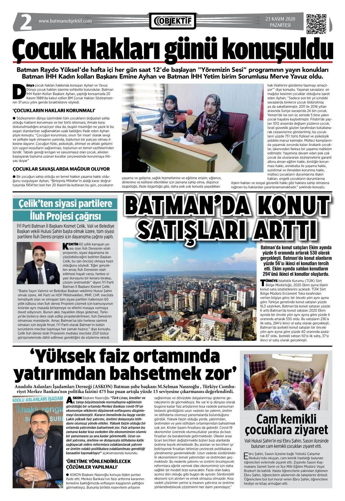 23.11.2020 tarihli sayı, 2. sayfa
