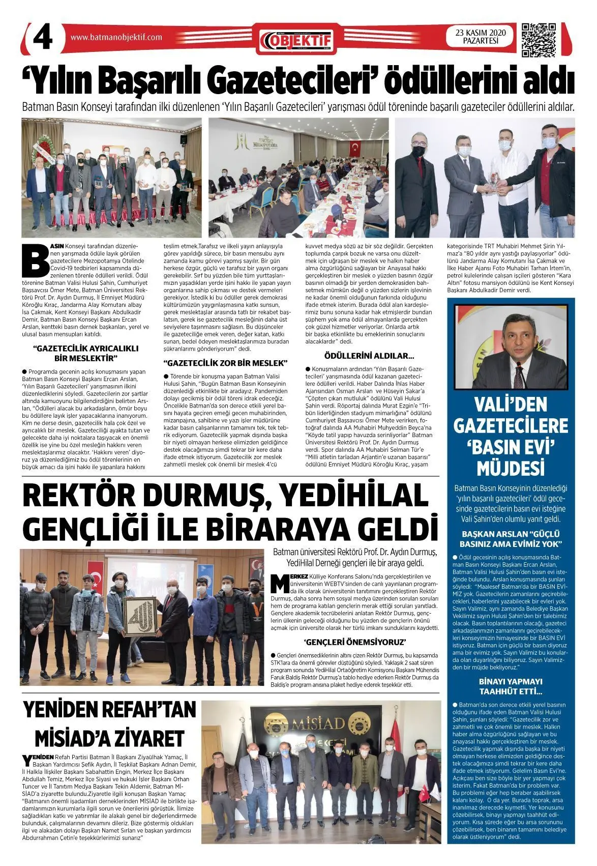 23.11.2020 tarihli sayı, 4. sayfa