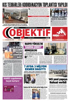 26.11.2020 tarihli sayının kapağı