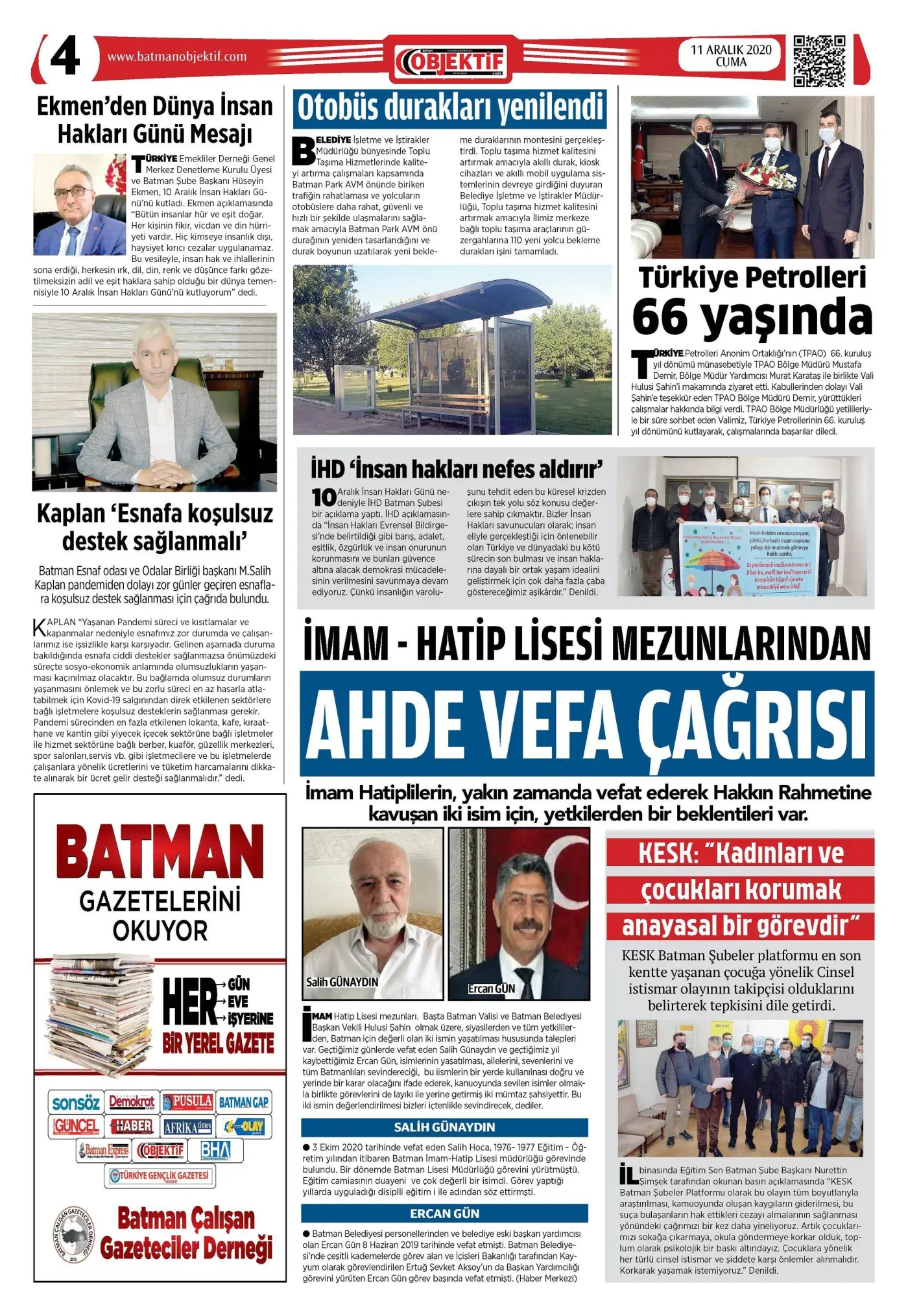 10.12.2020 tarihli sayı, 4. sayfa