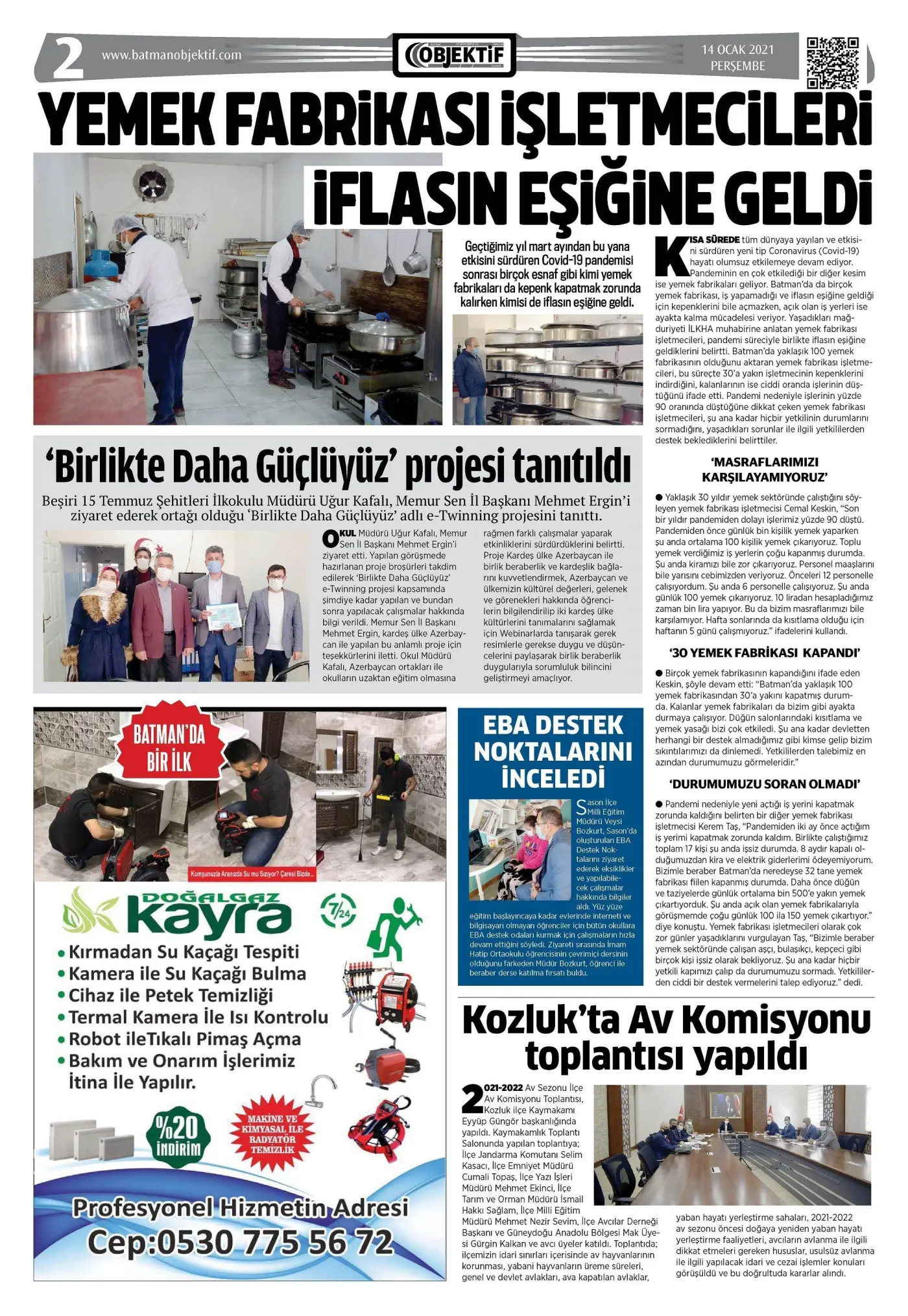 13.01.2021 tarihli sayı, 2. sayfa