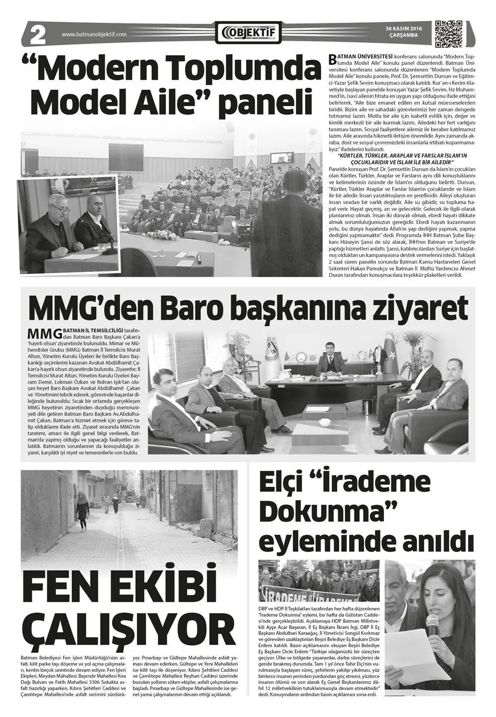 30.11.2016 tarihli sayı, 2. sayfa