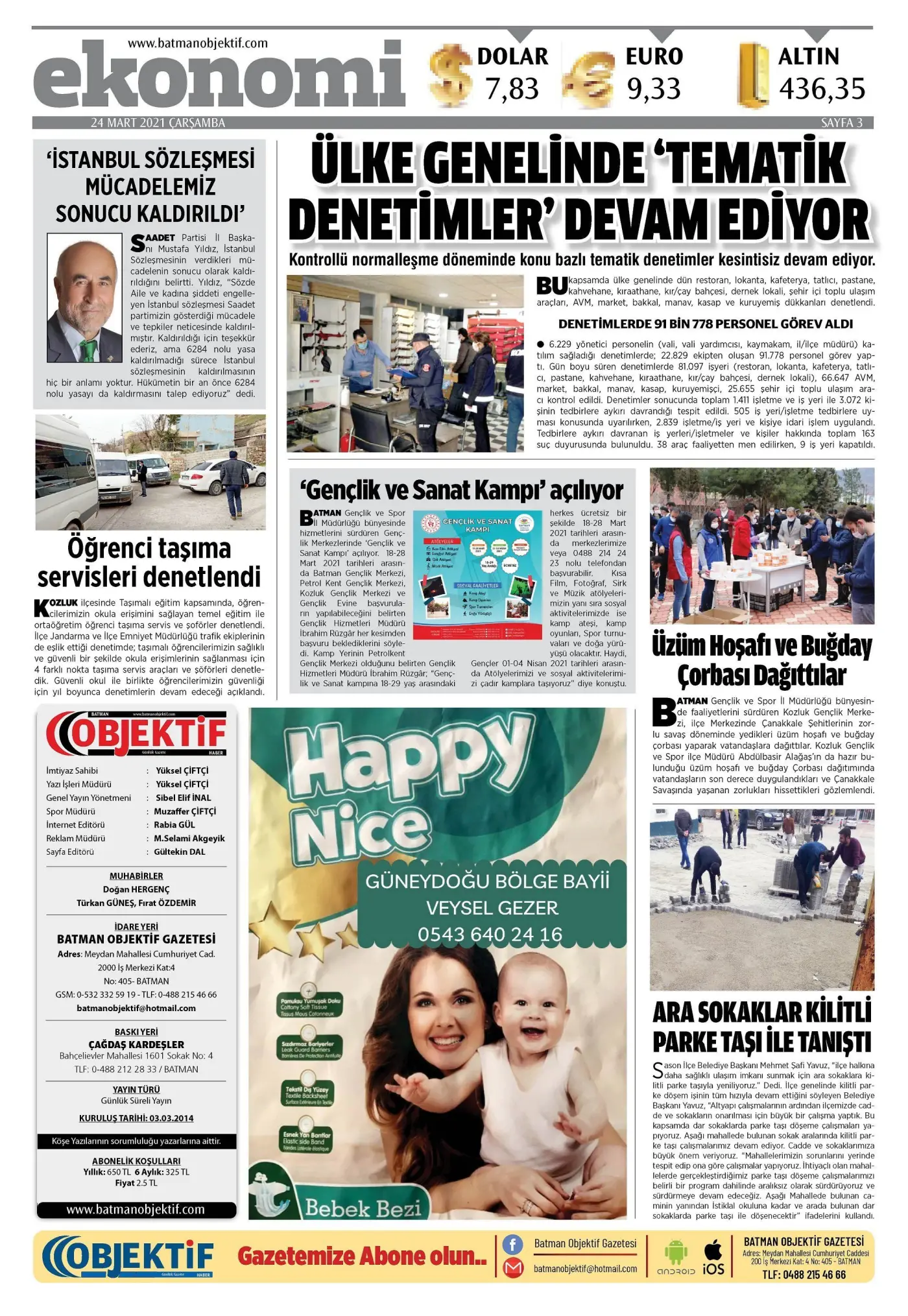 24.03.2021 tarihli sayı, 3. sayfa