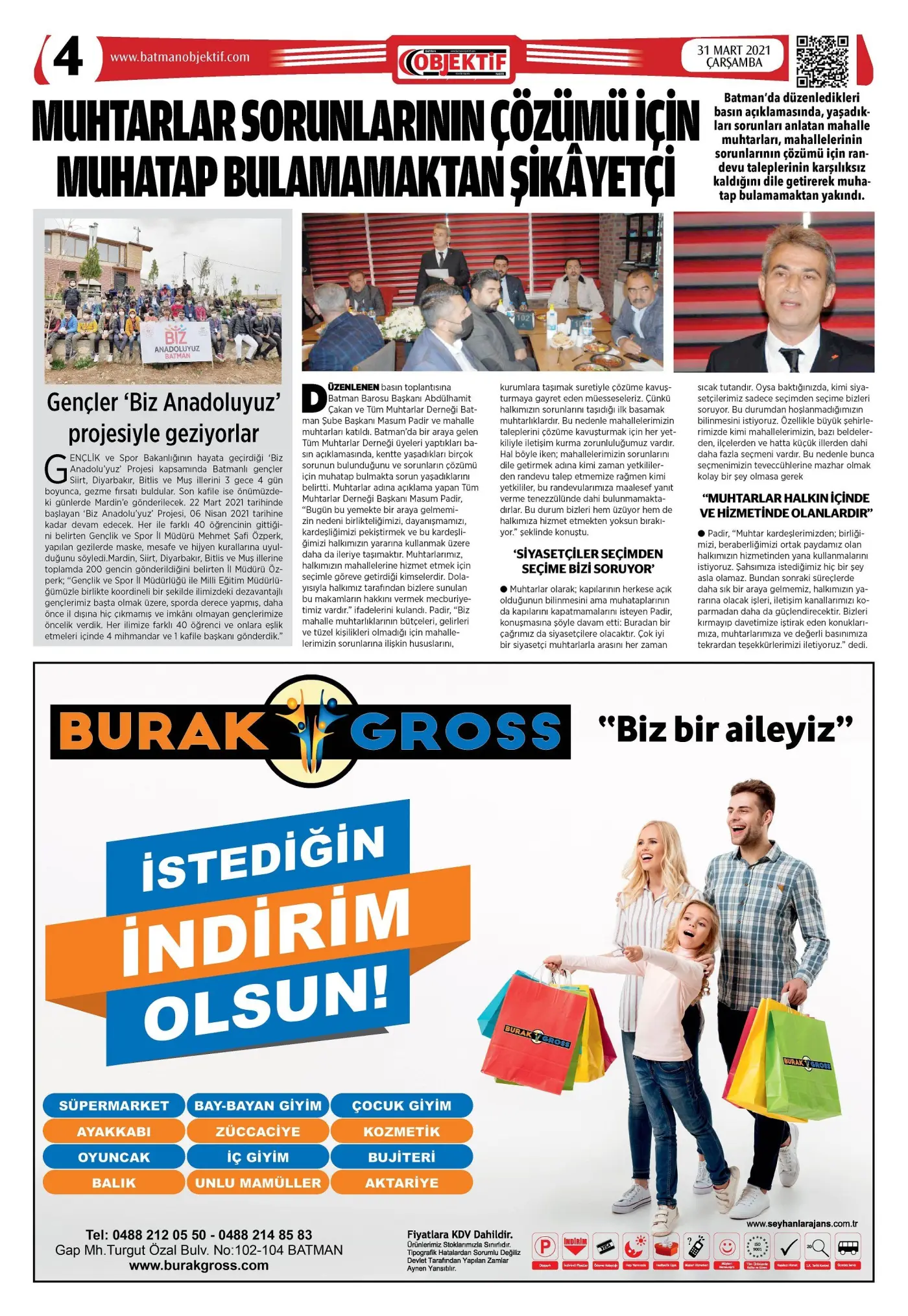 31.03.2021 tarihli sayı, 4. sayfa