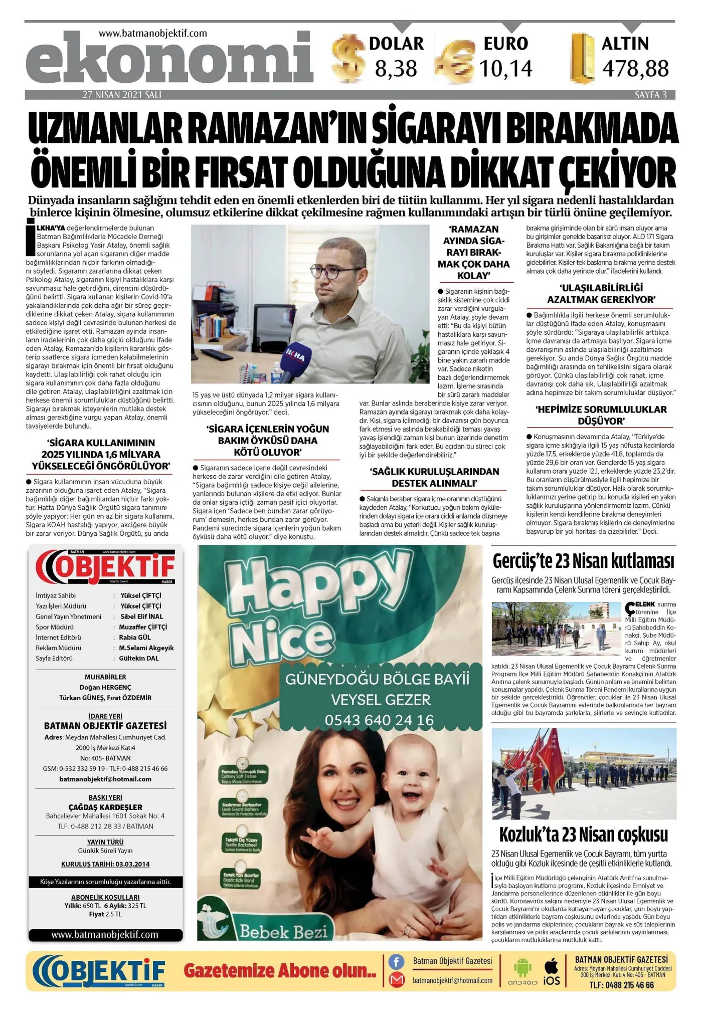 28.04.2021 tarihli sayı, 3. sayfa
