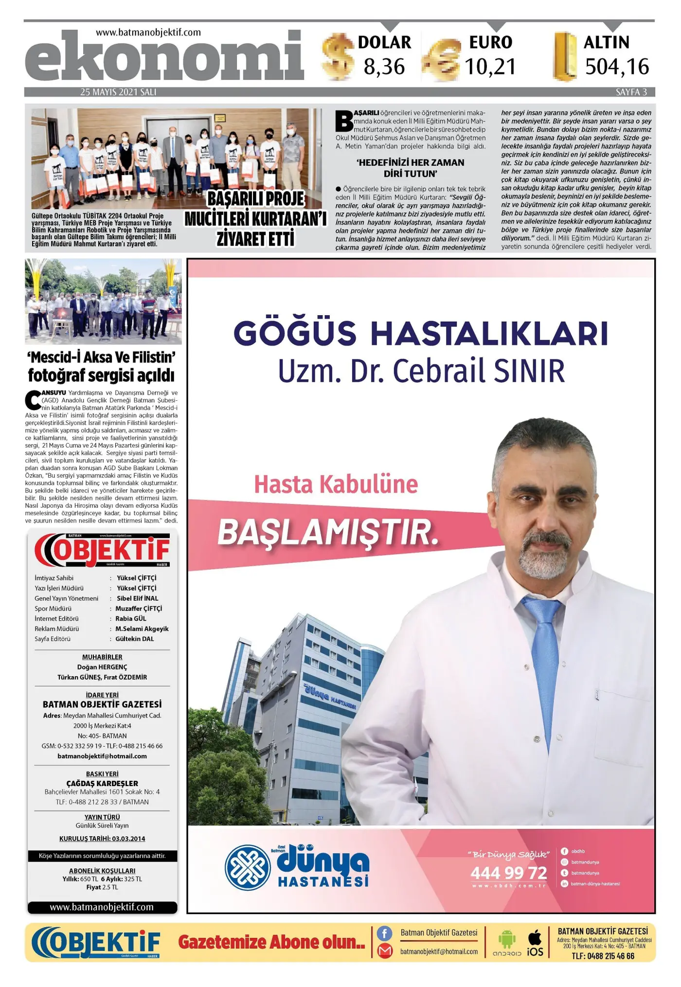 24.05.2021 tarihli sayı, 3. sayfa
