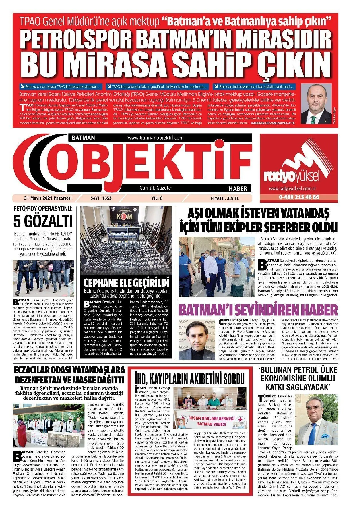 31.05.2021 tarihli sayı, 4. sayfa