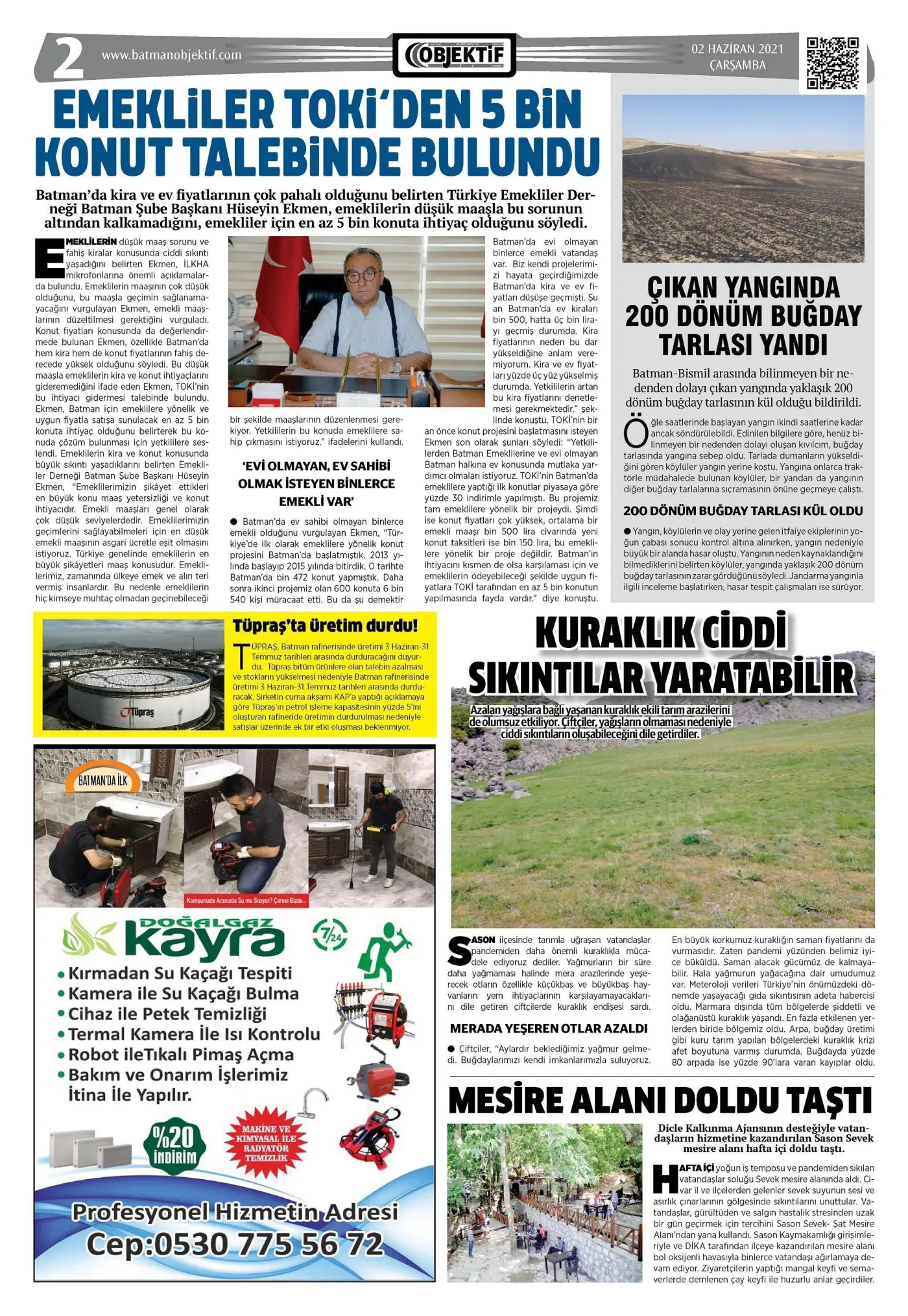 02.06.2021 tarihli sayı, 2. sayfa