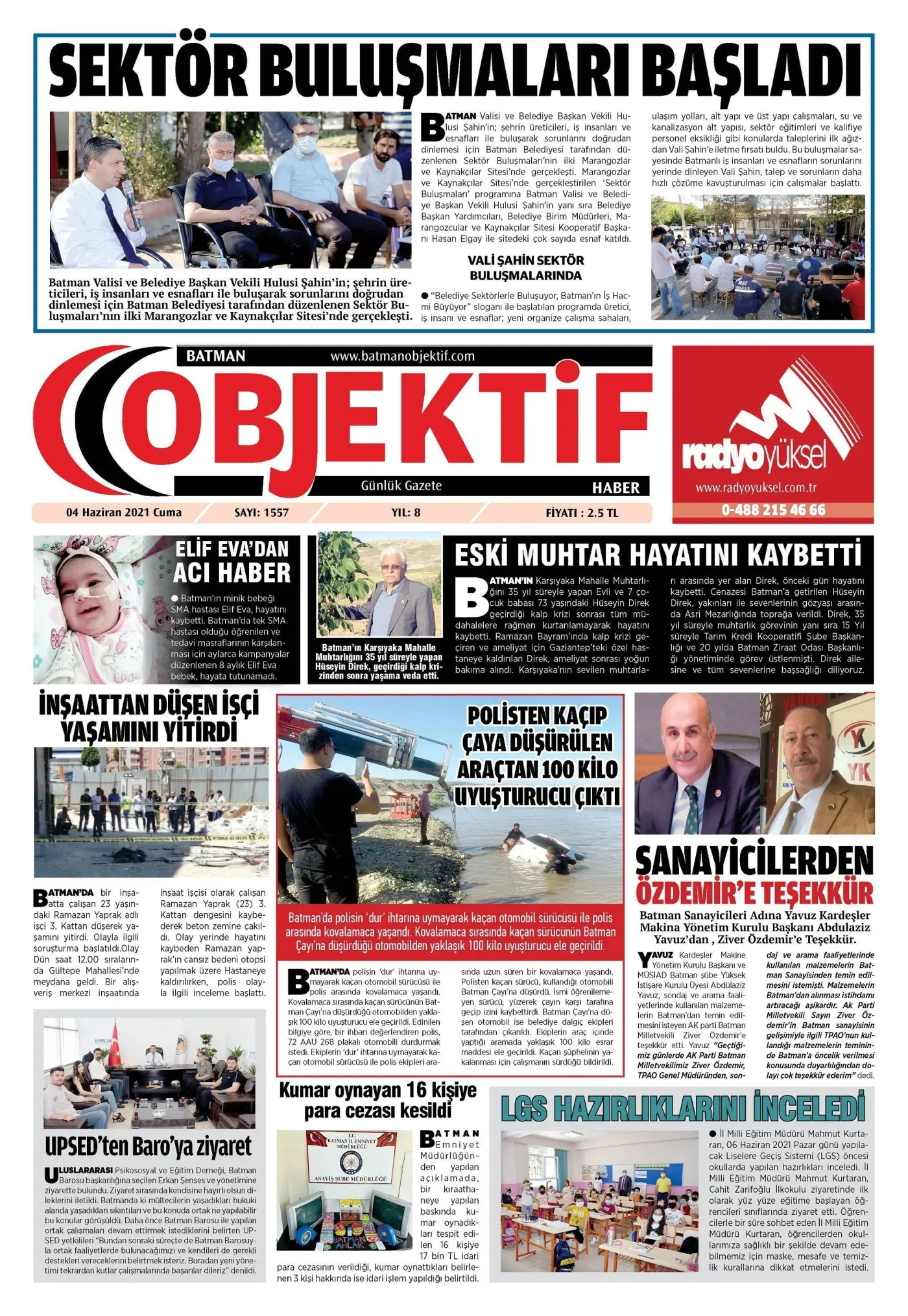 04.06.2021 tarihli sayı, 1. sayfa
