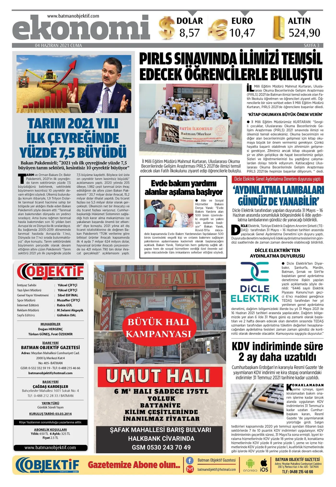 04.06.2021 tarihli sayı, 3. sayfa