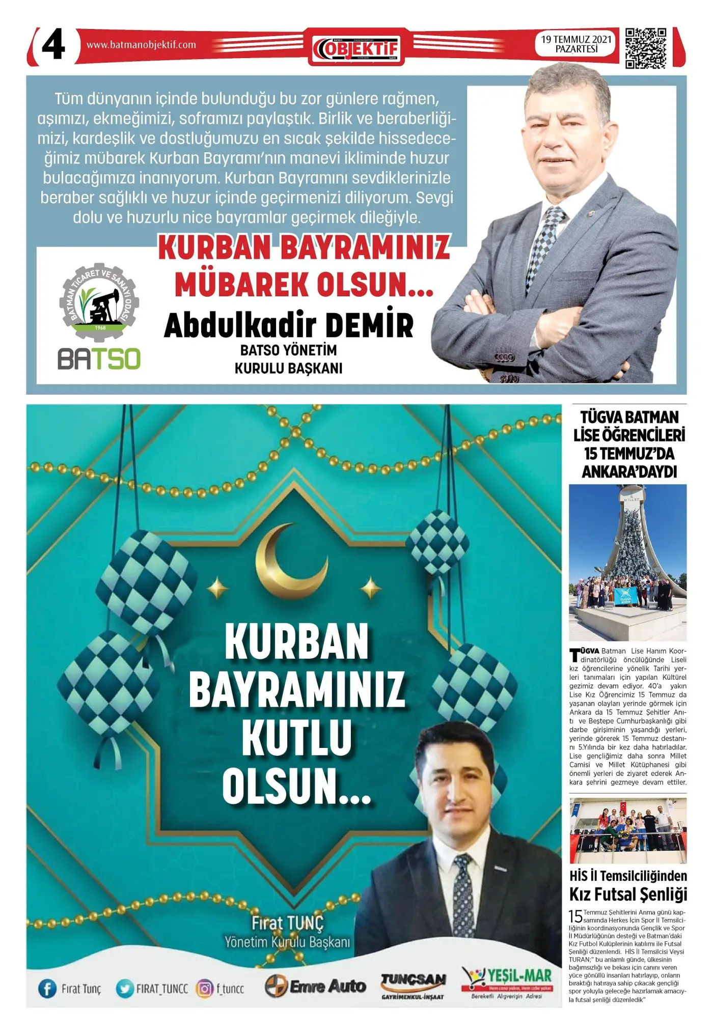 18.07.2021 tarihli sayı, 4. sayfa