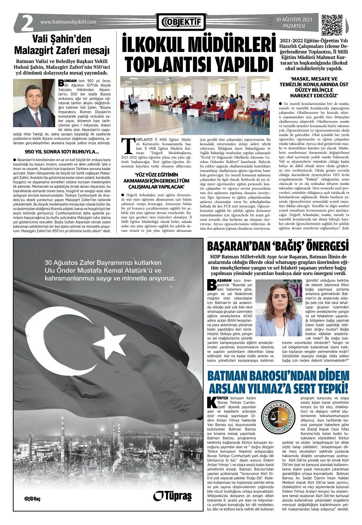 30.08.2021 tarihli sayı, 2. sayfa