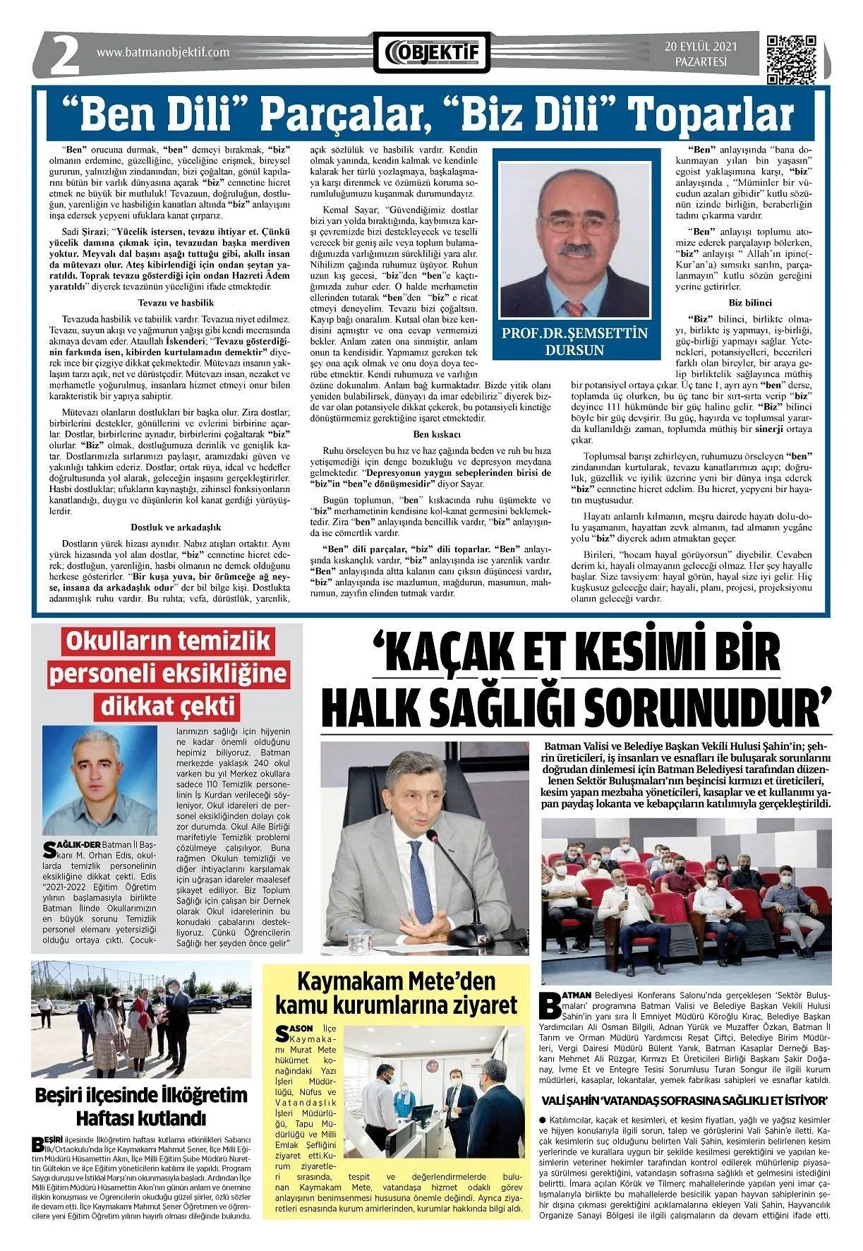 20.09.2021 tarihli sayı, 2. sayfa