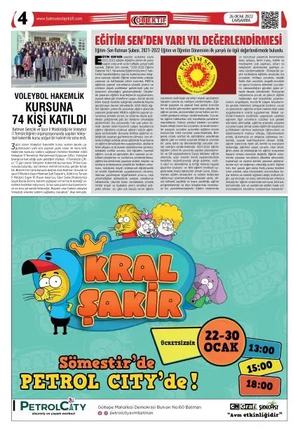 26.01.2022 tarihli sayı, 4. sayfa