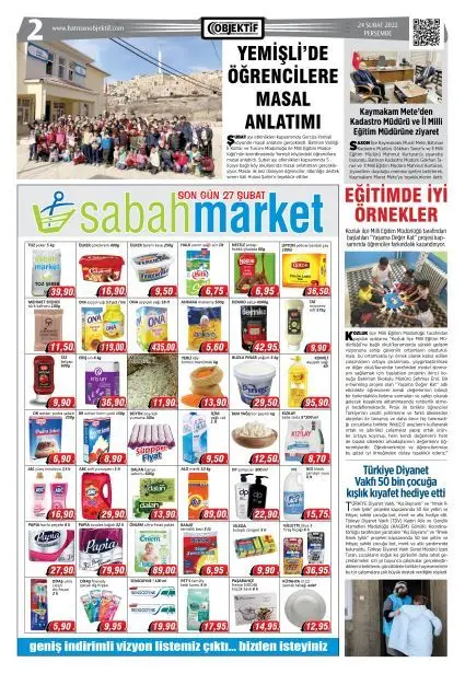 24.02.2022 tarihli sayı, 2. sayfa