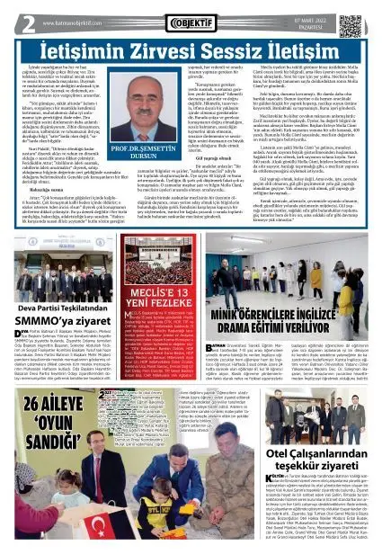 06.03.2022 tarihli sayı, 2. sayfa