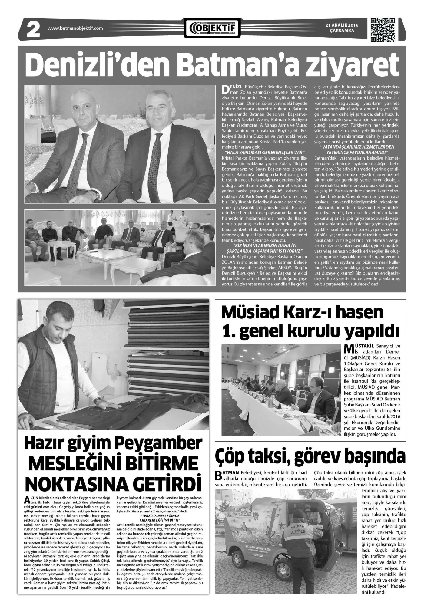 20.12.2016 tarihli sayı, 2. sayfa