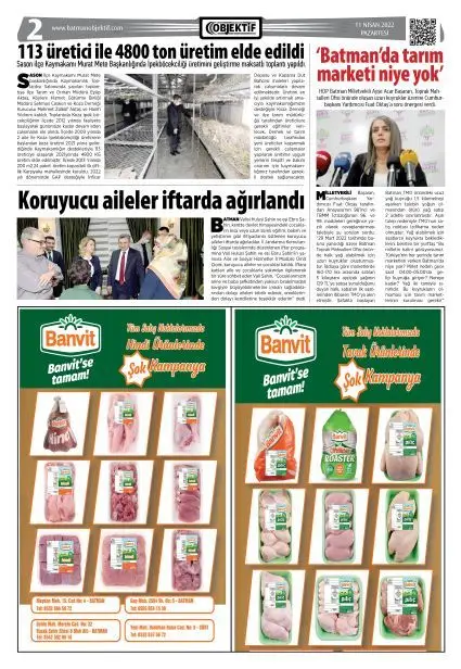 11.04.2022 tarihli sayı, 2. sayfa